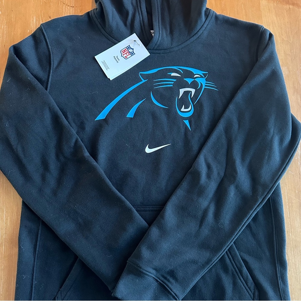Nike Panthers NFL Team Apparel Black Hoodie